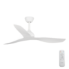 Claro Whisper DC Ceiling Fan - White