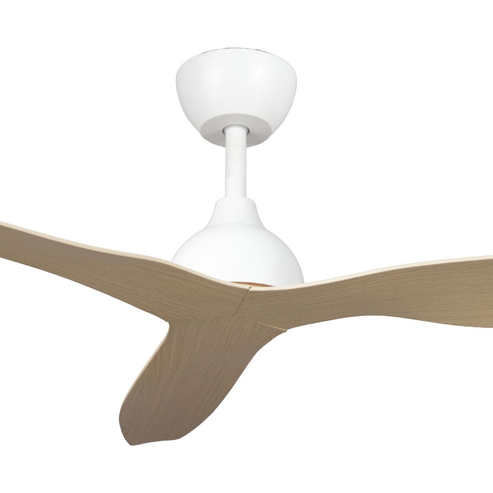 Whisper IP66 DC – 132cm – White / Light Oak
