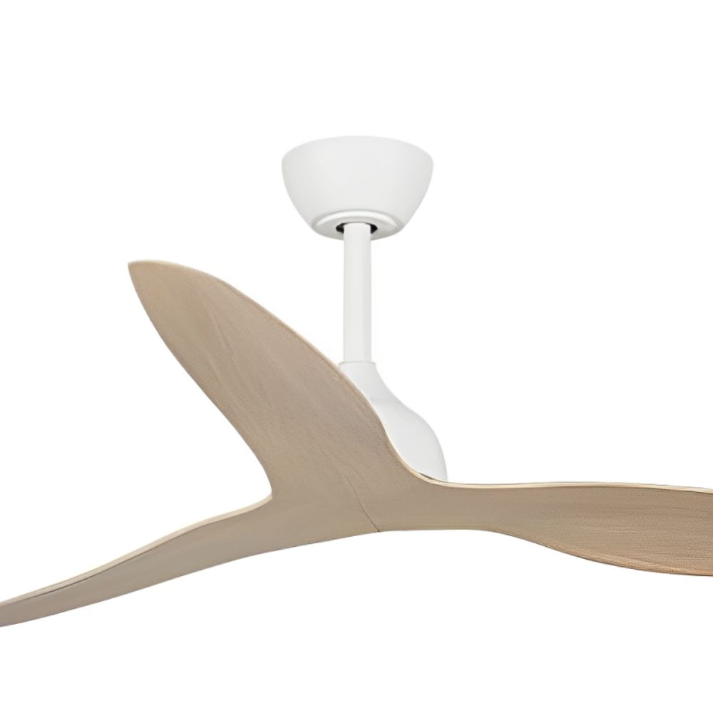 Whisper DC – 122cm – White / Light Oak