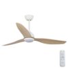 Claro Whisper DC with CCT LED Light - 122cm - White / Light Oak
