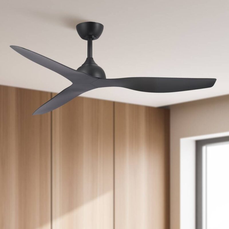Claro Whisper DC Black 122cm No Light insitu