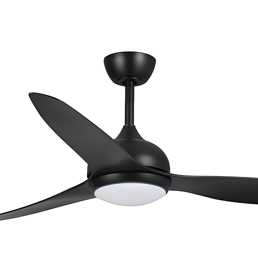 Whisper DC with CCT LED Light – 147cm – Black