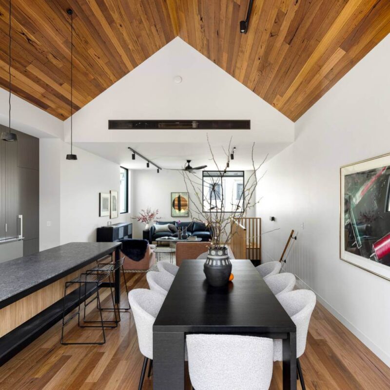 Claro Whisper DC 147cm Ceiling Fan - Black - living room/dining room