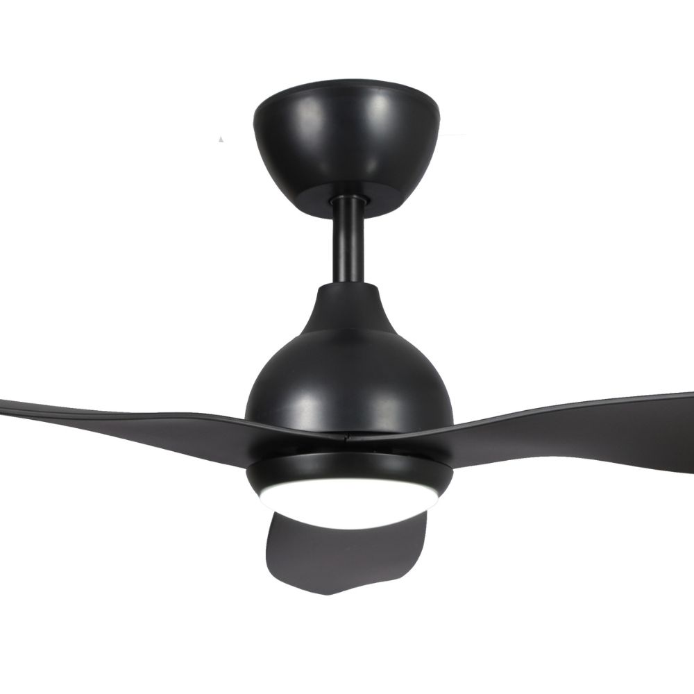 Whisper IP66 DC with CCT LED Light – 132cm – Black