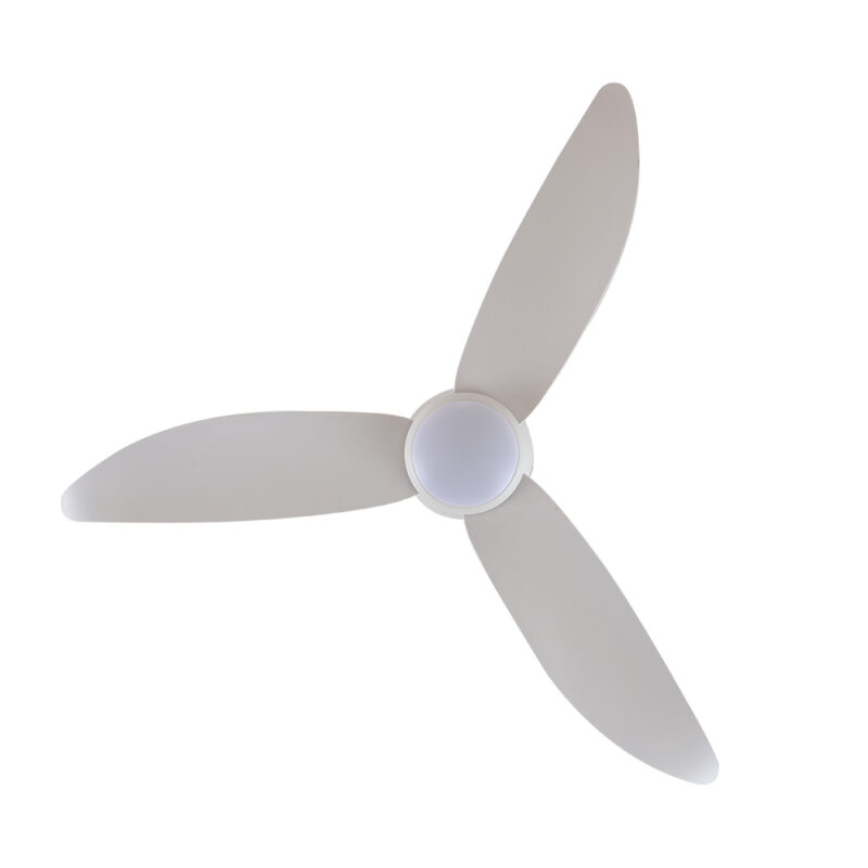 claro essentials spirit dc 44-inch ceiling fan with light white blades